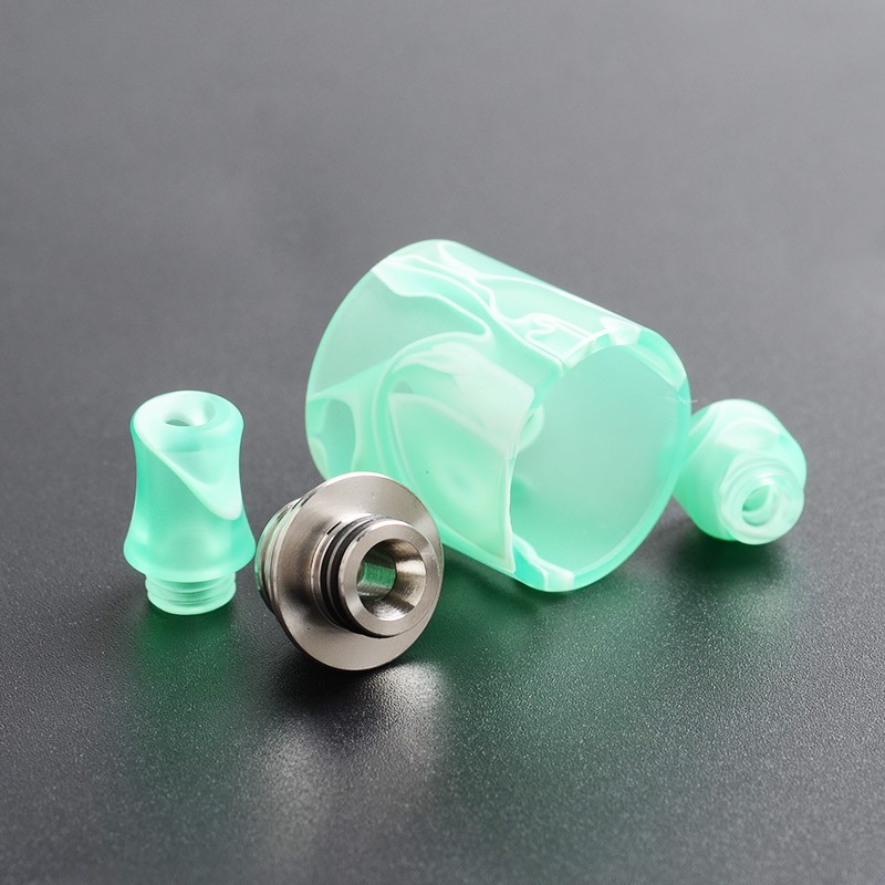Buy Authentic Vapefly Brunhilde MTL RTA Green Drip Tip + Tank Tube