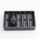 Authentic Efest iMate R4 Intelligent QC Charger for 17650, 17670, 18350, 18490, 18500, 18650, 20700, 26500 Battery - Black