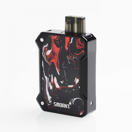 Authentic Smoant Battlestar Baby 750mAh Box Mod Pod System Starter Kit - Black, 2ml, 0.6ohm / 1.2ohm