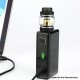 Authentic DEJAVU Neon 80W TC VW Variable Wattage Box Mod w/ Neon Atomizer Tank Kit - Black, ABS, 5~80W, 1 x 18650