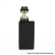 Authentic DEJAVU Neon 80W TC VW Variable Wattage Box Mod w/ Neon Atomizer Tank Kit - Black, ABS, 5~80W, 1 x 18650