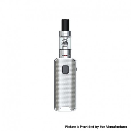 Authentic Eleaf iStick Amnis 2 1100mAh Box Mod Battery w/ GS Drive Tank Kit - Silver, 1.8ml / 3ml, 0.6ohm / 1.6ohm