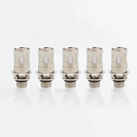 [Ships from Bonded Warehouse] Authentic Innokin iSub Plex3D Mesh Coil Head for iSub-B Tank - Silver, 0.35ohm (30~55W) (5 PCS)