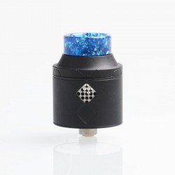 Authentic Goforvape Eternal RDA Rebuildable Dripping Atomizer - Midnight Black, Stainless Steel, 25mm Diameter