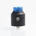 Authentic Goforvape Eternal RDA Rebuildable Dripping Atomizer - Midnight Black, Stainless Steel, 25mm Diameter