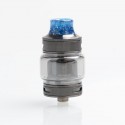 Authentic Goforvape Double UP RTA Rebuildable Tank Atomizer - Gunmetal, Stainless Steel + Glass, 2ml, 23mm Diameter