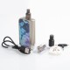 Authentic Vsticking VKsma 1400mAh YiHi Chip DIY Mode TC Mod Kit w/ SMI RADA Dripping Atomizer - Coral Silver, 3ml, 10~35J