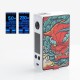 Authentic Vapelustion Hannia 230W TC VW Variable Wattage Box Mod - White, 5~230W, 2 x 18650