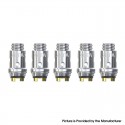 Authentic ThinkVape Replacement Regular DC Coil for ZETA Kit / ZETA Pod - Silver, 1.0ohm (5 PCS)