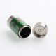 Authentic CoilART Blazar Mosfet Semi-Mechanical Tube Mod + MTL RTA Kit - Resin Green, Stainless Steel + Resin, 4.0ml, 1 x 18350