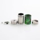 Authentic CoilART Blazar Mosfet Semi-Mechanical Tube Mod + MTL RTA Kit - Resin Green, Stainless Steel + Resin, 4.0ml, 1 x 18350