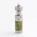 Authentic CoilART Blazar Mosfet Semi-Mechanical Tube Mod + MTL RTA Kit - Resin Yellow, Stainless Steel + Resin, 4.0ml, 1 x 18350