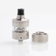 Authentic Steam Crave Glaz Mini MTL RTA Rebuildable Tank Atomizer - Silver, Stainless Steel, 23mm Diameter