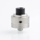 YFTK Hellfire Saber Style MTL / DL RDA Rebuildable Dripping Atomizer w/ BF Pin - Silver, 316 Stainless Steel, 22mm Diameter
