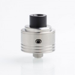YFTK Hellfire Saber Style MTL / DL RDA Rebuildable Dripping Atomizer w/ BF Pin - Silver, 316 Stainless Steel, 22mm Diameter