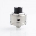 YFTK Hellfire Saber Style MTL / DL RDA Rebuildable Dripping Atomizer w/ BF Pin - Silver, 316 Stainless Steel, 22mm Diameter