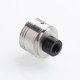 YFTK Hellfire Saber Style MTL / DL RDA Rebuildable Dripping Atomizer w/ BF Pin - Silver, 316 Stainless Steel, 22mm Diameter