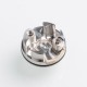YFTK Hellfire Saber Style MTL / DL RDA Rebuildable Dripping Atomizer w/ BF Pin - Silver, 316 Stainless Steel, 22mm Diameter