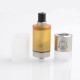 Authentic Auguse MTL RTA Rebuildable Tank Atomizer w/ 2 Spare Tank Kit - Silver, Stainless Steel + PEI, 4ml, 22mm Diameter