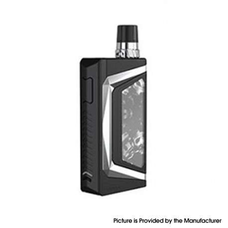 Authentic Wismec PREVA 1050mAh Box Mod Battery Starter Kit w/ Pod Cartridge - Black, 2ml, 0.2~1.7ohm (Pod Version)