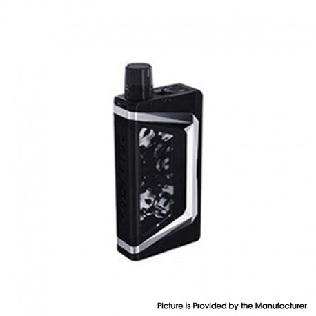 Authentic Wismec PREVA 1050mAh Box Mod Battery Starter Kit w/ Pod Cartridge - Black, 3ml, 0.2~1.7ohm (Standard Version)