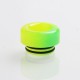 Authentic Reewape AS181 Replacement 810 Drip Tip for SMOK TFV8 / TFV12 Tank / Kennedy - Green Orange, Resin, 11mm