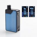 Authentic SMOKTech SMOK Fetch Mini 40W 1200mAh VW Box Mod Pod System Starter Kit - Blue, PCTG + Glass, 3.7ml, 5~40W