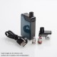 Authentic SMOKTech SMOK Fetch Mini 40W 1200mAh VW Box Mod Pod System Starter Kit - Dark Brown, PCTG + Glass, 3.7ml, 5~40W