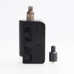 Authentic Vsticking VKsma 1400mAh YiHi Chip DIY Mode TC Mod Kit w/ SMI RADA Dripping Atomizer - Suede Black, 3ml, 10~35J