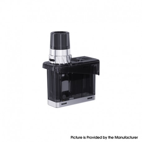 Authentic WISMEC Preva Kit Replacement Pod Cartridge w/ 0.25ohm SS316 Dual Coil - Black, 3ml, Childproof Version