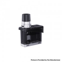 Authentic WISMEC Preva Kit Replacement Pod Cartridge w/ 0.6ohm WR01 Mesh Coil - Black, 3ml, Childproof Version