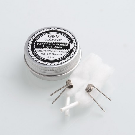 Buy Authentic Goforvape Ni80 Framed Staple Alien Heating