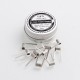 Authentic Goforvape Ni80 4 Core Fused Clapton Heating Wire Pre-built Coil for RDA / RTA - 28GA x 4 + 38GA, 0.2ohm (10 PCS)