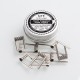 Authentic Goforvape Ni80 Staple Staggered Fused Clapton Wire for RTA - 28GA x 3 + 38GA + 28GA x 2 + 38GA, 0.2ohm (10 PCS)