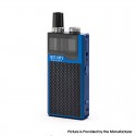 Authentic LostVape Orion Q-PRO Q Pro 24W 950mAh Pod System Starter Kit - Blue / Weave, Stainless Steel, 2ml, 0.5ohm / 1.0ohm