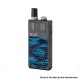 Authentic LostVape Orion Q-PRO Q Pro 24W 950mAh Pod System Starter Kit - Black / Ocean, Stainless Steel, 2ml, 0.5ohm / 1.0ohm