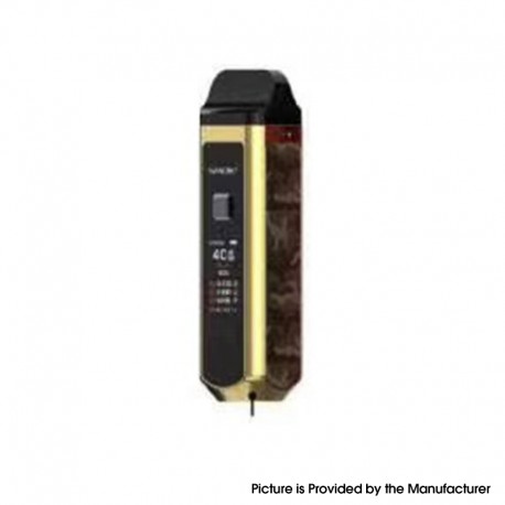 [Ships from Bonded Warehouse] Authentic SMOK RPM40 40W 1500mAh VW Mod Pod System Kit - Gold Camouflage, 1~40W, 0.4ohm / 0.6ohm