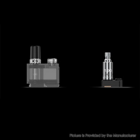 Authentic LostVape Orion Q-Pro Q Pro Pod Kit Replacement Cartridge w/ 1.0ohm Regular Coil - Black, 2ml