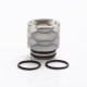 Authentic Reewape AS116SY Replacement 810 Drip Tip for SMOK TFV8 / TFV12 Tank / Goon RDA - Gray, Resin, Glowing Change, 17mm