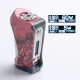 Authentic Ultroner Victory 60W VV VW Variable Wattage Box Mod - Black, Stabilised Wood + Stainless Steel, 5~60W, 1 x 18650