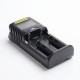 Authentic Nitecore UMS2 USB Charger for 10440, 14500, 14650, 16500, 1634(RCR123), 18350, 18490, 18500, 18650 Battery - Black