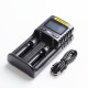 Authentic Nitecore UMS2 USB Charger for 10440, 14500, 14650, 16500, 1634(RCR123), 18350, 18490, 18500, 18650 Battery - Black