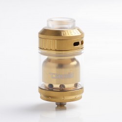 Authentic Timesvape Diesel RTA Rebuildable Tank Atomizer - Gold, Stainless Steel, 2ml / 5ml, 25mm Diameter