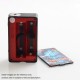 Authentic Vapelustion Hannia 230W TC VW Variable Wattage Box Mod - Red, 5~230W, 2 x 18650