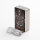 Authentic Hippopvape VIVA 245W VW Variable Wattage Box Mod - SS, Zinc Alloy, 10~245W, 2 x 18650