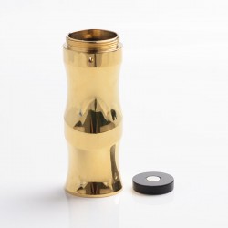 Authentic Timesvape Keen Mechanical Mech Mod Extend Stacked Tube - Brass, Brass, 1 x 18650 / 20700 / 21700