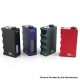 Authentic Dovpo Topside SQ Squonk BF Mechanical Box Mod - Red, Aluminium, 12.5ml