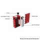 Authentic Dovpo Topside SQ Squonk BF Mechanical Box Mod - Red, Aluminium, 12.5ml