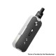 Authentic YiHi SXmini 680 900mAh TC Box Mod Pod System Starter Kit - Black & Silver, Aluminum + Stainless Steel, 180~260'C