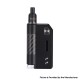 Authentic YiHi SXmini SX Auto DTL / MTL 1400mAh TC VW Box Mod Pod Kit w/ SX-ADA Atomizer - Carbon Black, 3.5ml, 180~260'C